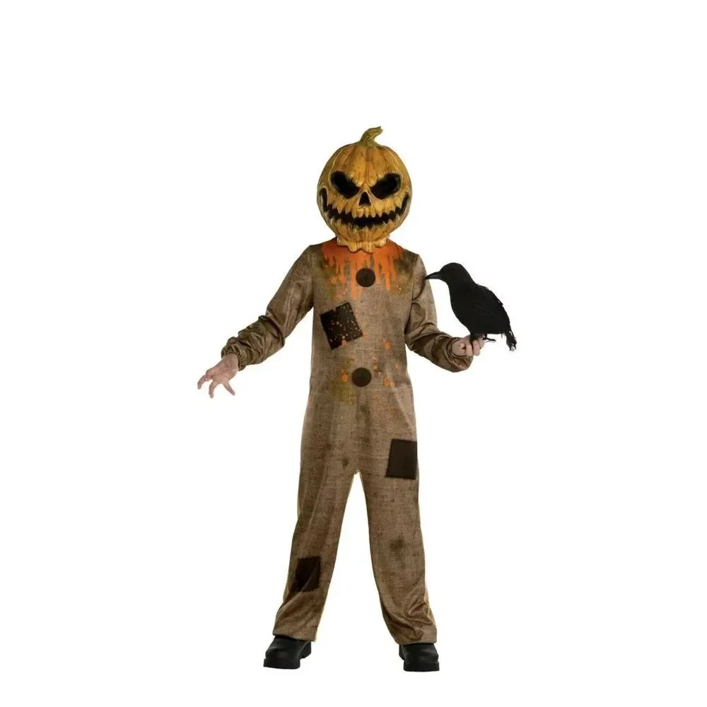 NEW Rotten Pumpkin Costume Boys Child XL‎ (14-16) HALLOWEEN PARTY COSPLAY #740